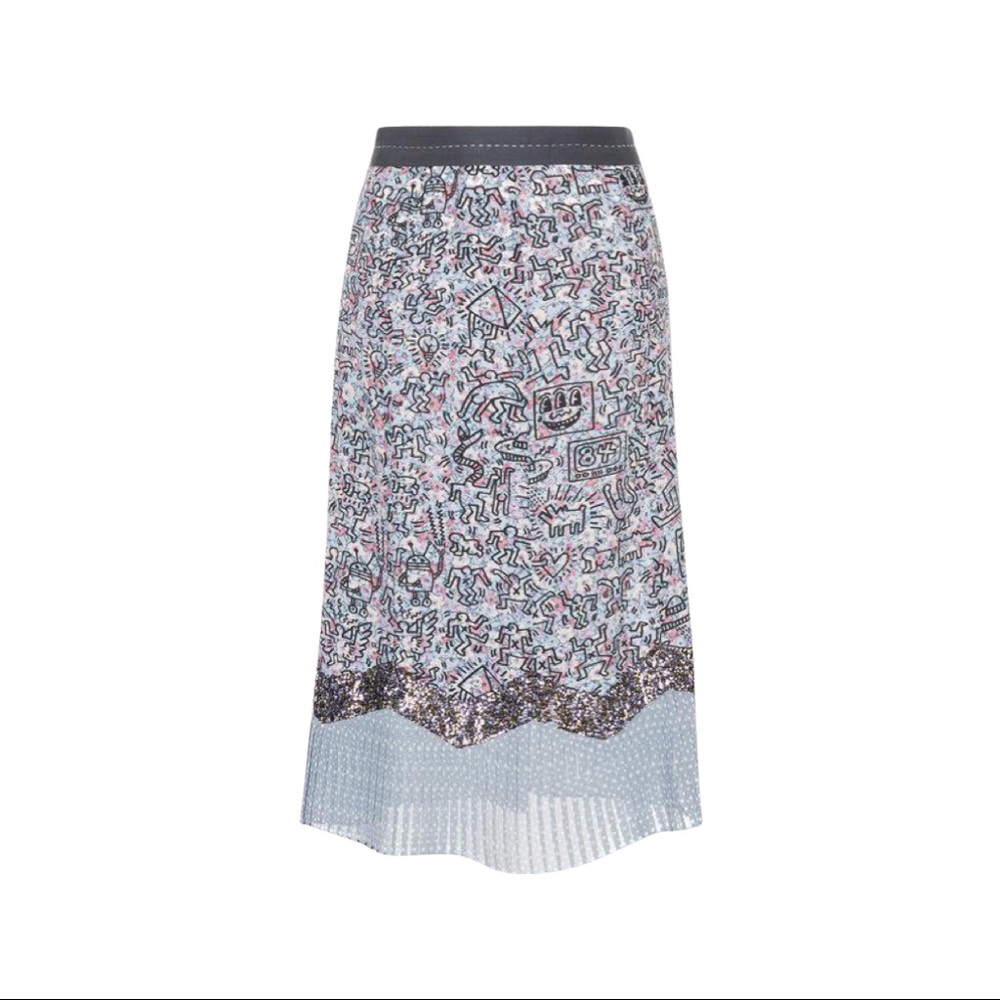 NWT COACH size 2 print skirt